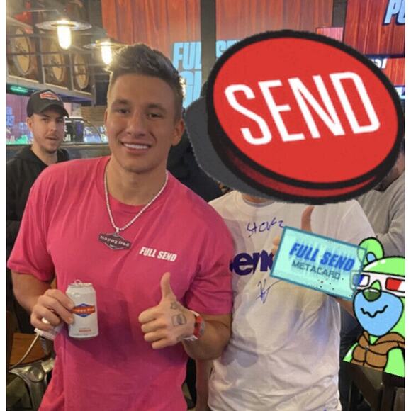 NELK BOYS SIGNED FULL SEND JERSEY KYLE JESSE STEVEWILLDOIT Sendit AUTO + PROOF - Picture 2 of 3